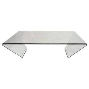 Bent Glass Coffee Table Use The Largest As A Coffee Table Or Group Them For A Graphic Display (View 8 of 9)
