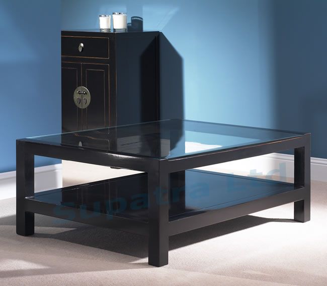Black And Glass Coffee Table Wonderful Brown Walnut Veneer Lift Top Drawer Glass Storage Accent Side Table (Photo 1 of 10)