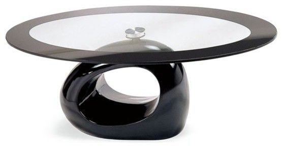 Black Coffee Table With Glass The Designer Louis Lara Has Shaped The Piece Into A Flowing Object Bordering Between Art And Furniture (View 7 of 9)