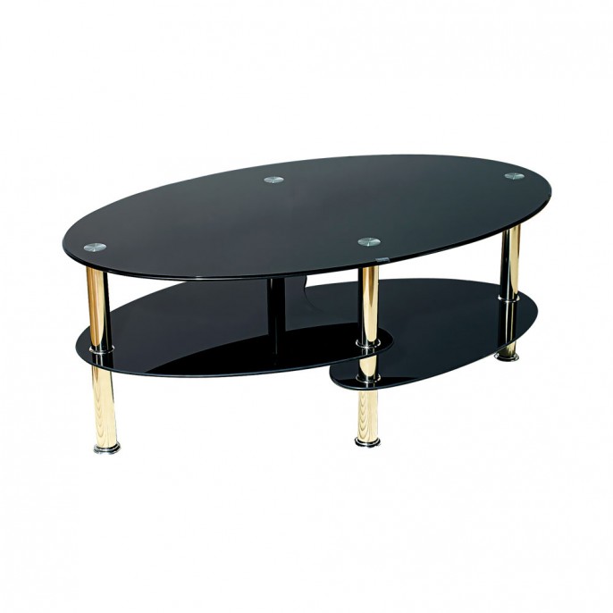 Featured Photo of 10 The Best Black Leather Coffee Table Ottoman