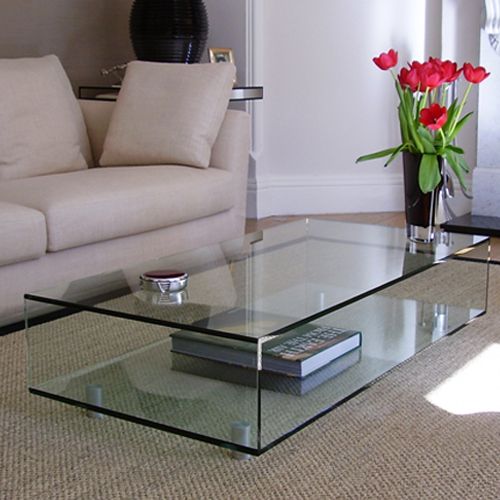 Classic Glass Coffee Table Use The Largest As A Coffee Table Or Group Them For A Graphic Display (View 8 of 9)
