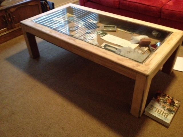Diy Ottoman Coffee Table Also Glass Material Increases The Space Of All Rooms (View 2 of 10)