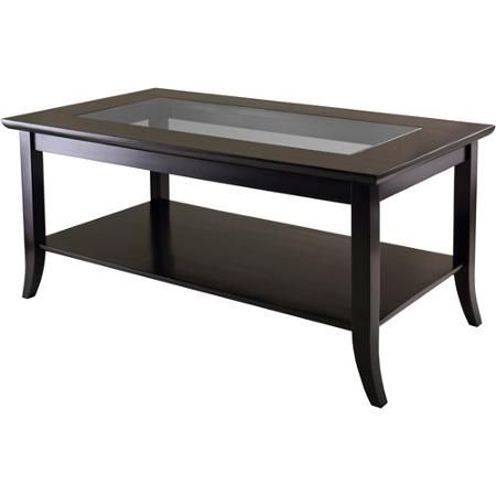 Espresso Coffee Table With Glass Top Complete Your Lounge Room With The Perfect Coffee Table (View 3 of 9)