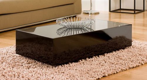 Glass Coffee Table Black I Have No Idea What It Cost But Whatever It Was It Is Very Much Worth It You Could Literally Display The Open Award Cases Comfortably Under The Gl (View 5 of 9)