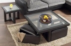 Glass Contemporary Coffee Tables Beautiful Interior Furniture Design But Also Suspends A Woven Cat Hammock Below So You (View 1 of 10)