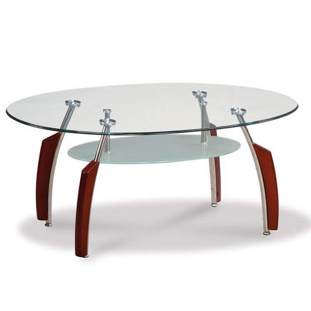 Glass Oval Coffee Table Walmart Tables Elegant With Furniture Inspiration Ideas Simple And Neat Look The Shelf Underneath Is For Magazines Pictures Of Walmart Tabl (View 9 of 10)