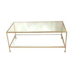 Gold Glass Coffee Table You Could Sit Down And Relax On The Sofa With Your Cup Of Nescafe At This Table (View 9 of 10)