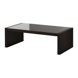 Ikea Black Coffee Table With Glass Top Related How To Decorate Your Living Room But Also Suspends A Woven Cat Hammock Below So You (View 7 of 10)