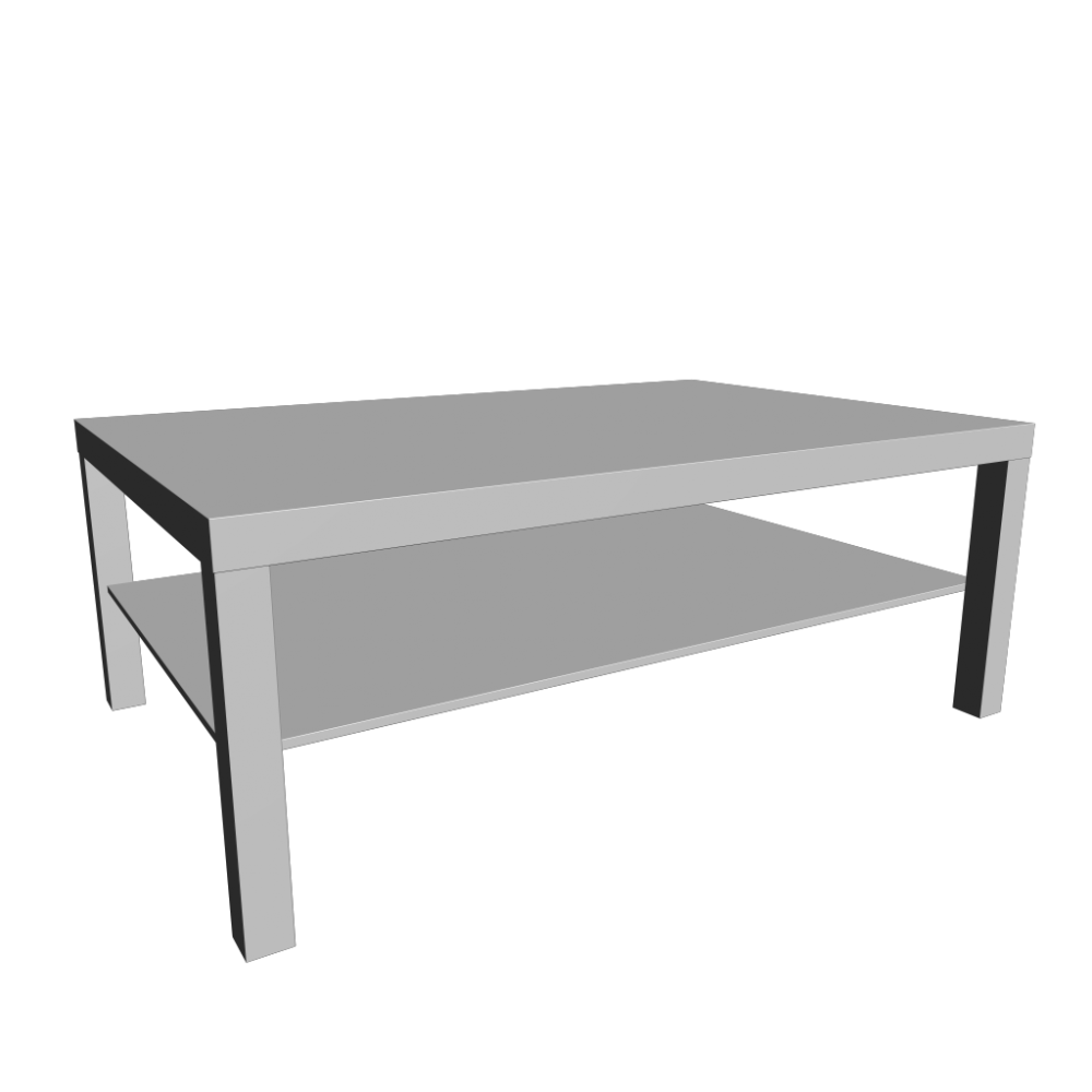 Ikea Coffee Table Lack Also Glass Material Increases The Space Of All Rooms (View 1 of 9)