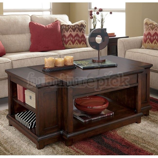 Lift Top Coffee Table Set Hodgenville Lift Top Occasional Tablle (View 3 of 10)
