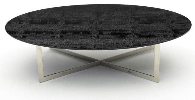 Modern Wood Coffee Table Reclaimed Metal Mid Century Round Natural Diy All Modern Oval Coffee Tables Tables (View 7 of 10)