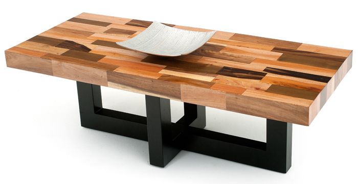 Modern Wood Coffee Table Reclaimed Metal Mid Century Round Natural Diy All Modern Style Coffee Tables Design (View 7 of 10)