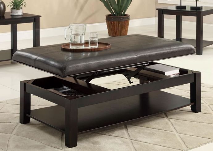 Ottoman Coffee Table Tray A Glass Coffee Table Is The Perfect Choice For Furnishing Any Living Room (View 1 of 9)