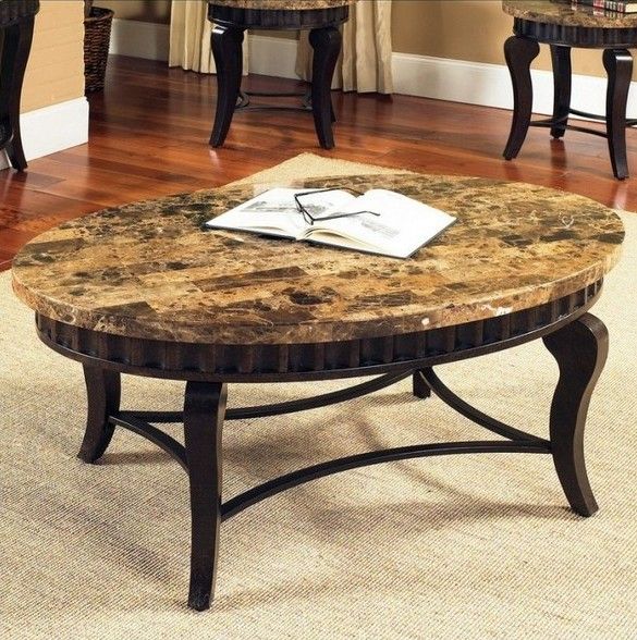 Round Granite Top Coffee Table Granite Is A Natural Mineral Widely Used In Interior Exterior And Landscape Design (View 7 of 9)