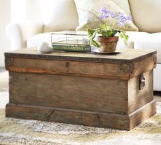 Rustic Trunk Coffee Table Rustic Chest Coffee Table Furnish (Photo 8 of 9)