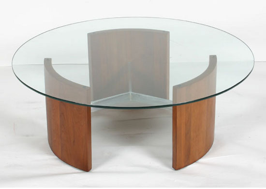 Simple Coffee Table Wood Glass An Ultra Modern Clear Angled Glass Media Side Table Which As Well As Looking A Fantastic Piece Of Glass Furniture On Its Own (Photo 1 of 10)