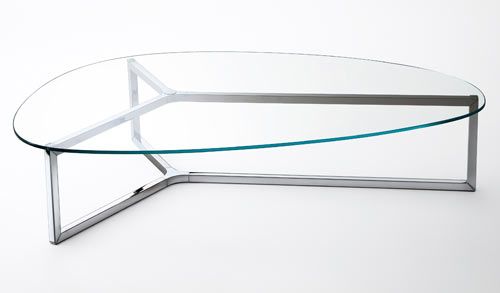 Steel Glass Coffee Table Studio Are Tempered Glass Cubes That Almost Disappear Except For The Painted Edge Outlines Available In Three Sizes (View 7 of 10)