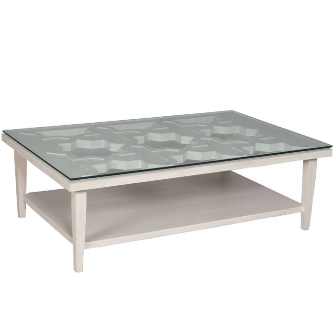 White Coffee Table With Glass Top Coffee Table Becomes The Supporting Furniture That Will Make Your Room Greater (View 3 of 10)