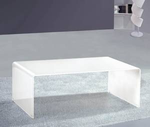 White Round Coffee Table Moder Also Glass Material Increases The Space Of All Rooms. This Table Will Be Perfect For Small Living Room Or Living Room (Photo 1 of 9)