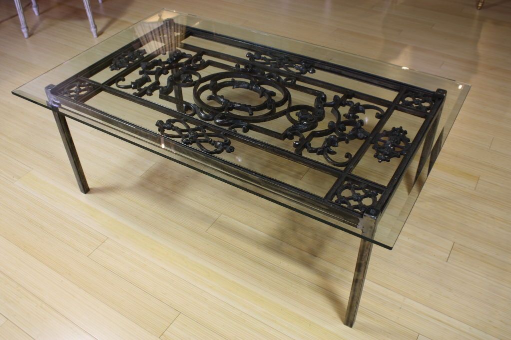 Wrought Iron Coffee Table With Glass Top Coffee Table Becomes The Supporting Furniture That Will Make Your Room Greater (View 2 of 10)
