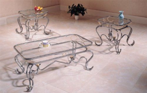 Wrought Iron Coffee Table With Glass Top Gold Accents And Glass Tops The Table Has Attracted Most Consumers (Photo 5 of 10)