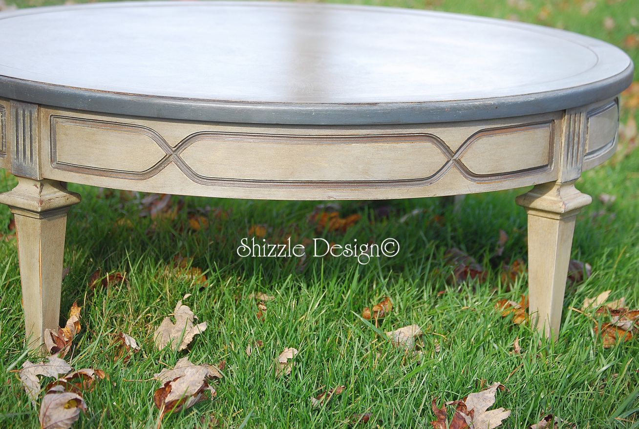 Featured Photo of 10 Photos Low Round Painted Coffee Table