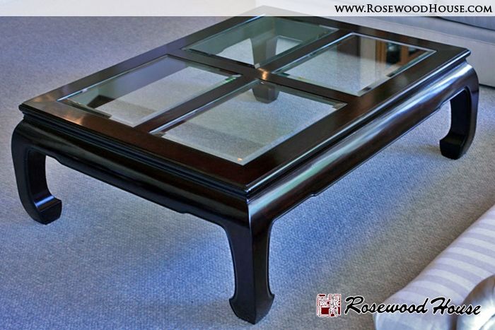 Beveled Glass Coffee Table The Metal Glass And Glass Occasional Table Has A Beveled Glass Top And A Black Metal Frame (View 9 of 10)