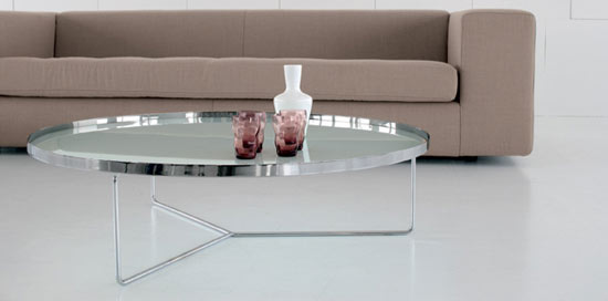 Billy Large Round Coffee Table Large Round Glass Coffee Table Billy Italian Glass Coffee Tables (Photo 1 of 10)