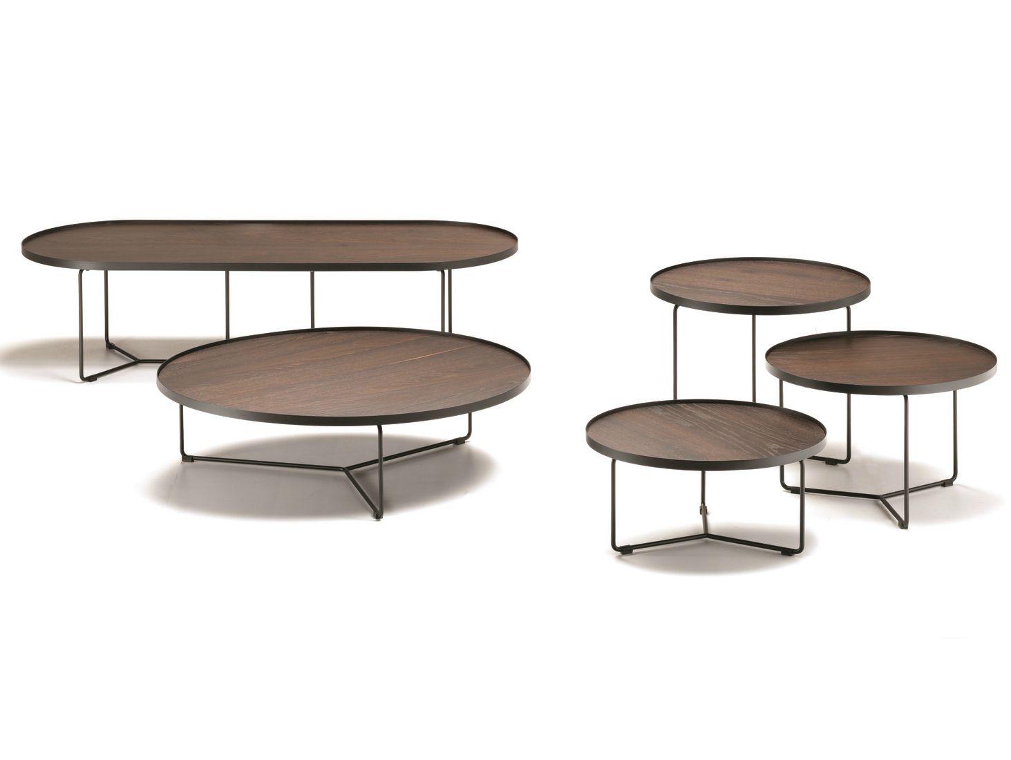 Billy Wood By Cattelan Italia Design Studio Kronos Low Round Wood Coffee Table Gallery Of Variants Small Coffee Table (View 1 of 10)