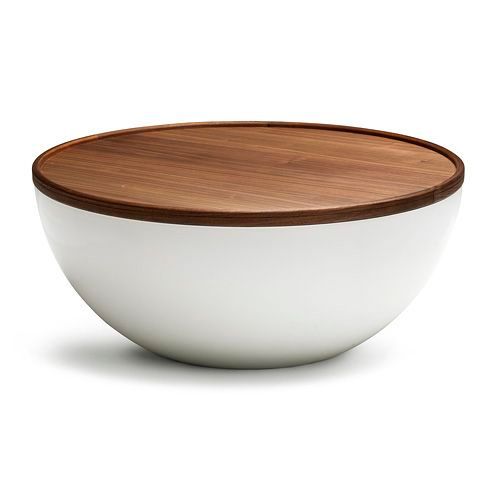 Bowl Coffeetable From Bolia Love The White And Wood Love The Unusual Design Round Storage Coffee Table Storage End Tables (Photo 2 of 10)