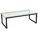 Buy Glass Coffee Table Pompidou Metal Glass Coffees Tables Small Simple Space Interior Ideas Images Gallery (View 8 of 9)