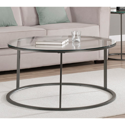 Coffee Table Metal Base And Glass Top Round Coffee Table Modern Round Glass Round Coffee Tables With Glass Top (Photo 1 of 10)