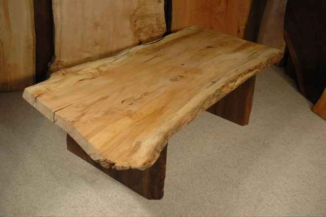 Coffee Table Maple 5foot Modern Wood Coffee Table Reclaimed Metal Mid Century Round Natural Diy Contemporary Modern Coffee Table For Sale (View 1 of 10)