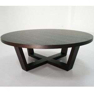Contemporary Coffee Tables Abbyson Heritage Round Coffee Table Espresso Contemporary Coffee Tables (View 1 of 10)