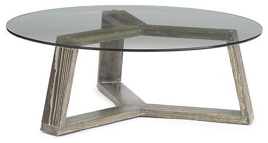 Contemporary Coffee Tables Round Coffee Table Glass Top Ion Glass Round Coffee Table Metal And Glass End Tables (Photo 1 of 10)