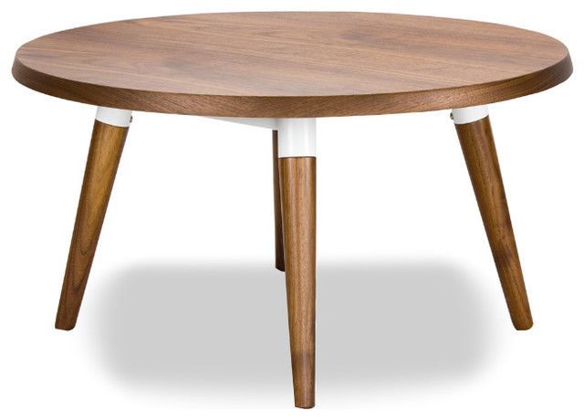 Copine Walnut Round Coffee Table The Copine Walnut Coffee Table Is My Hearts Choice Contemporary Round Coffee Table (View 8 of 10)