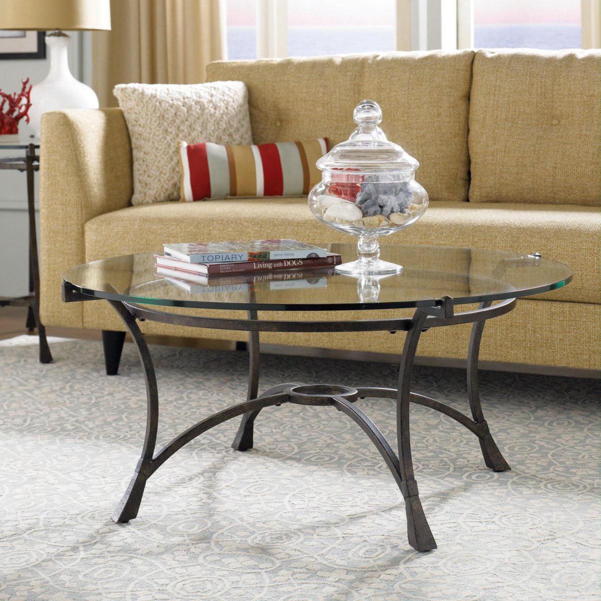 Featured Photo of 10 Inspirations Cheap Round Glass Coffee Table Set