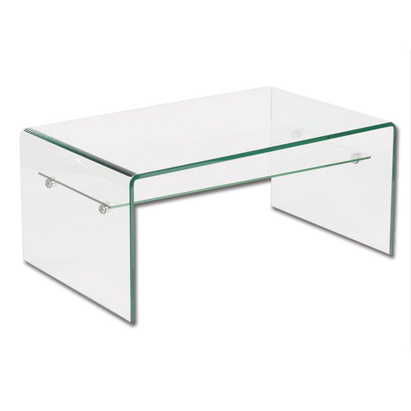 Discount Glass Coffee Tables Tempered Glass Top With Polished Stainless Steel Base Contemporary Table Sets (View 8 of 10)