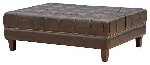 Eclectic Footstools Modern Wood Coffee Table Reclaimed Metal Mid Century Round Natural Diy Padded Large Leather Storage Ottoman Large Leather Ottoman (View 5 of 10)