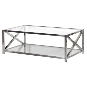 Featured Photo of 10 Best Ideas Contemporary Glass and Stainless Steel Coffee Table