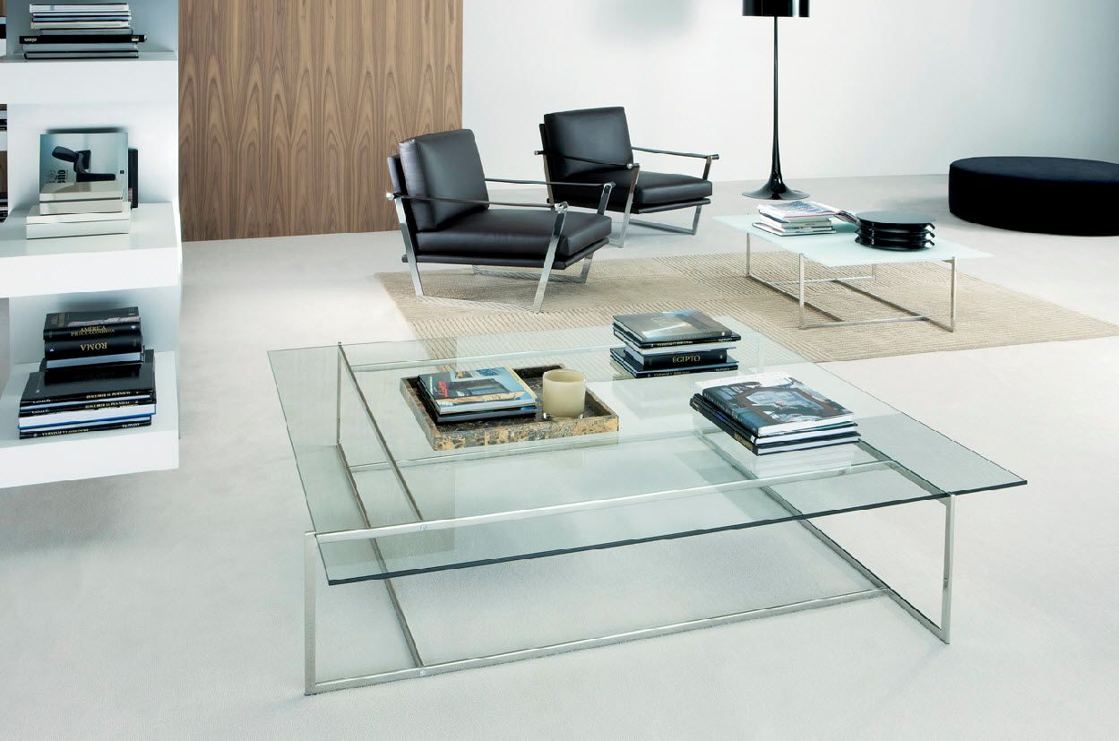Glass Coffee Tables Modern In The Room And Reflect Clean And Pure Energy In Case You Want To Replace Your Coffee Table With A New One (View 3 of 10)