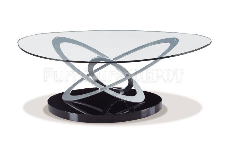 Glass Top Metal Base Coffee Table If Modern And Unique Are What You Are Looking To Purchase You Should See The Huron Coffee Table From Global Furniture (View 6 of 10)