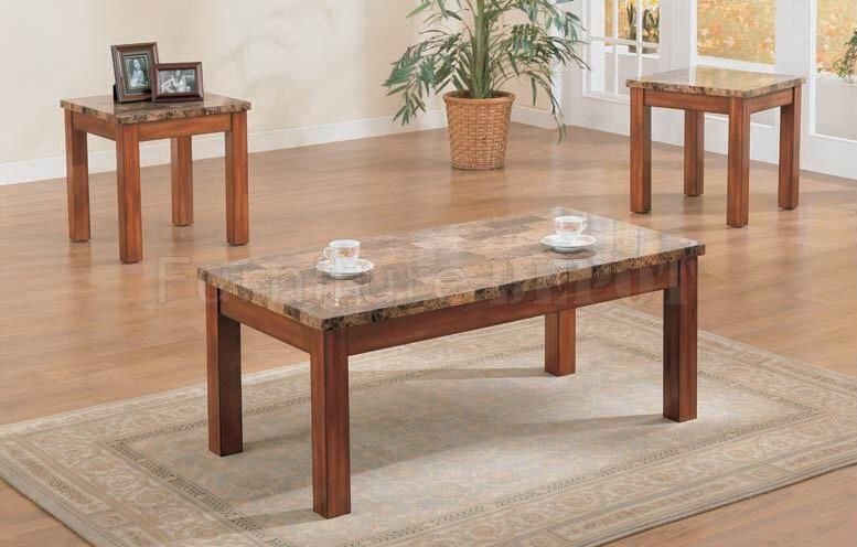Marble Top Coffee Table Sets Beautifully Crafted And Detailed This Coffee End Table Set Will Instantly Bring A Rich Sophisticated Style To Your Home (View 2 of 10)