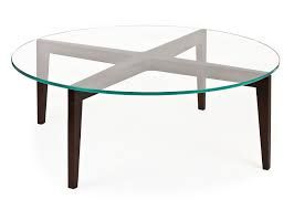 Mot56 Simple Elegance Wood Base Tables With Round Glass Tops End Table  (View 5 of 10)