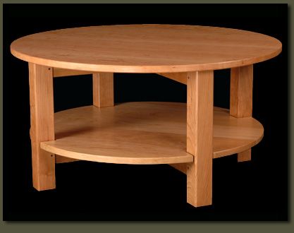 Our Loescher Round Coffee Table Is Solid Yet Elegant Its Lovely Curves And Wonderfully Practical Round Wooden Coffee Table (View 3 of 10)