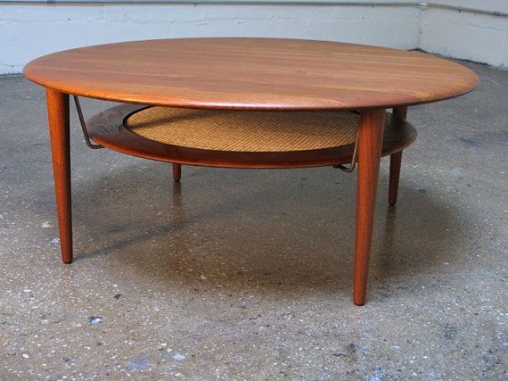 Peter Hvidt Round Teak Coffee Table Teak Coffee Table Coffee Tables Sofa Table Teak Round Coffee Table (Photo 3 of 10)