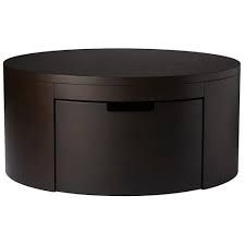 Photo Gallery Of The Round Coffee Table With Storage Black Wooden Round Coffee Table Round Wood Coffee Table With Storage (View 5 of 8)