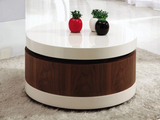 Random Photo Gallery Of Redoubtable Round Coffee Table With Storage Round Coffee Table With Drawer 2 Drawer Coffee Table (View 6 of 10)