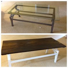 Replace Glass On Coffee Table Coffee Table Redo Awesome For Outdated Glass Tables (Photo 1 of 10)