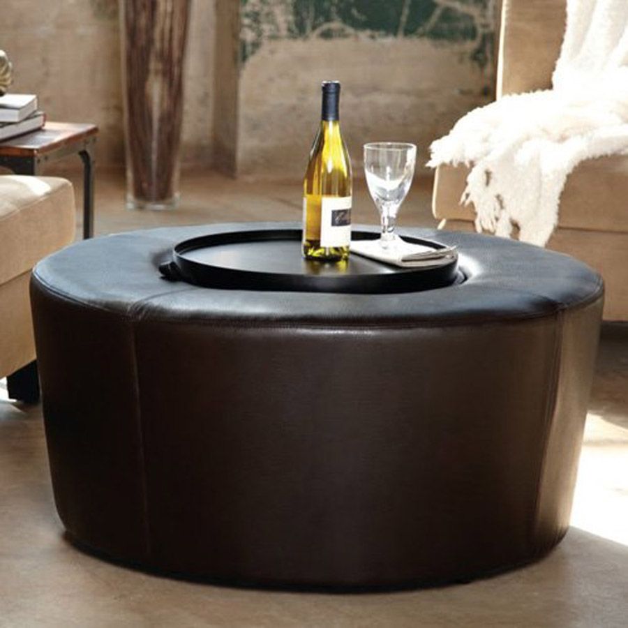 Round Ottoman Coffee Table Round Cocktail Ottoman Round Upholstered Ottoman Coffee Table Round Ottomans Coffee Tables (View 8 of 10)
